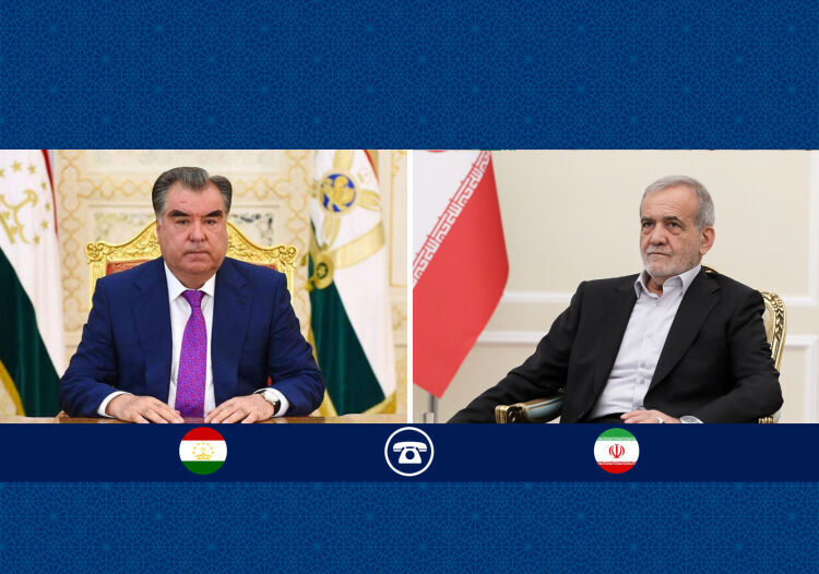 Pezeshkian stresses deepening ties between Tehran and Dushanbe