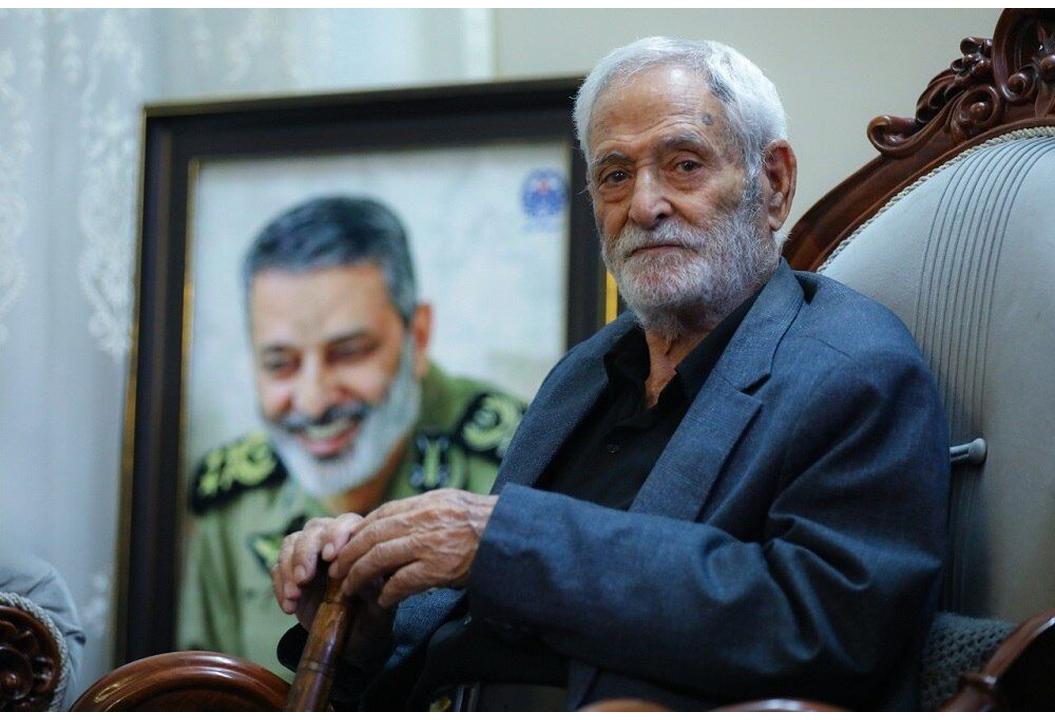 پدر شهید امیر سپهبد سیدعبدالرحیم موسوی به فرزند شهیدش پیوست