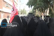 تشییع پیکر شهیده «نصرت افتخاری» در زاهدان