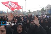 تشییع پیکر شهیده «نصرت افتخاری» در زاهدان