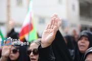 تشییع پیکر شهیده «نصرت افتخاری» در زاهدان