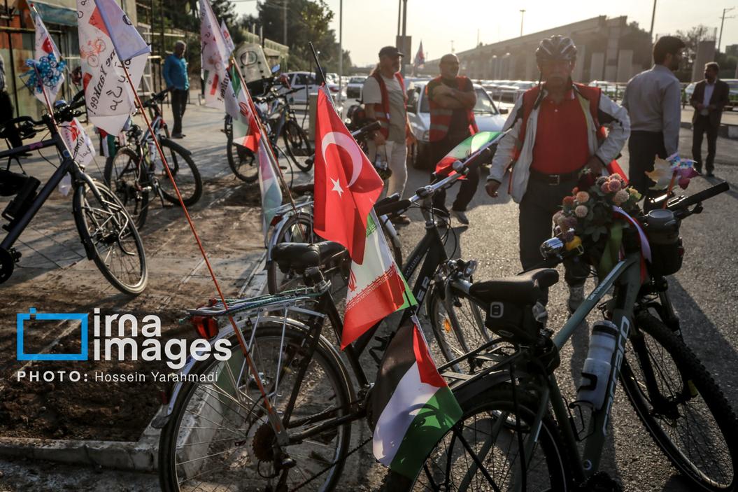 حضور کاروان دوچرخه‌سواری ترکیه در قم