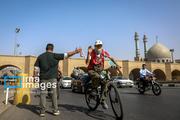 حضور کاروان دوچرخه‌سواری ترکیه در قم